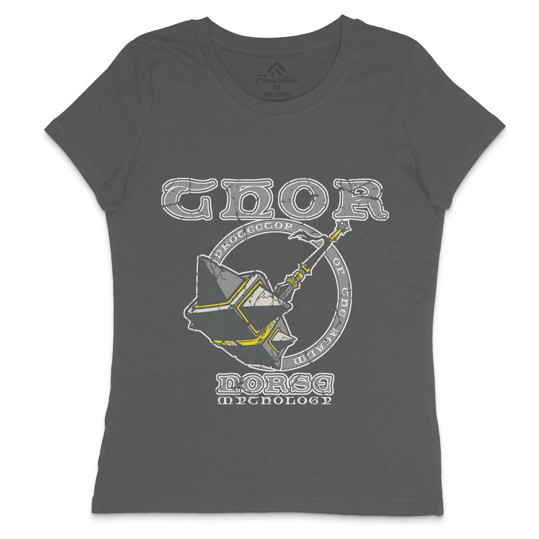Thors Hammer Womens Crew Neck T-Shirt Religion D130