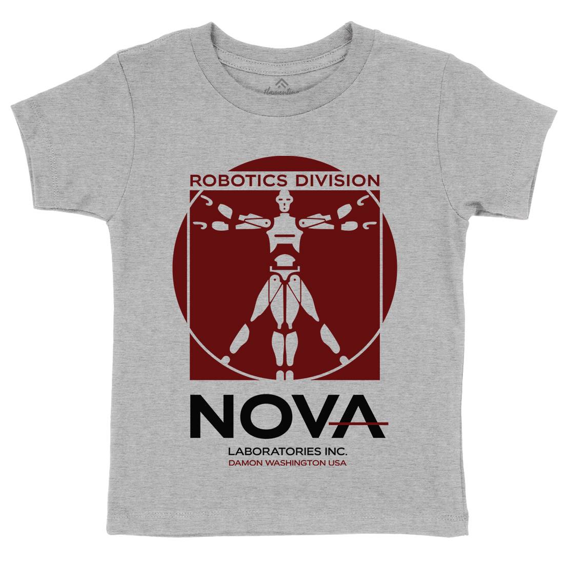 Nova Laboratories Inc Kids Crew Neck T-Shirt Space D131