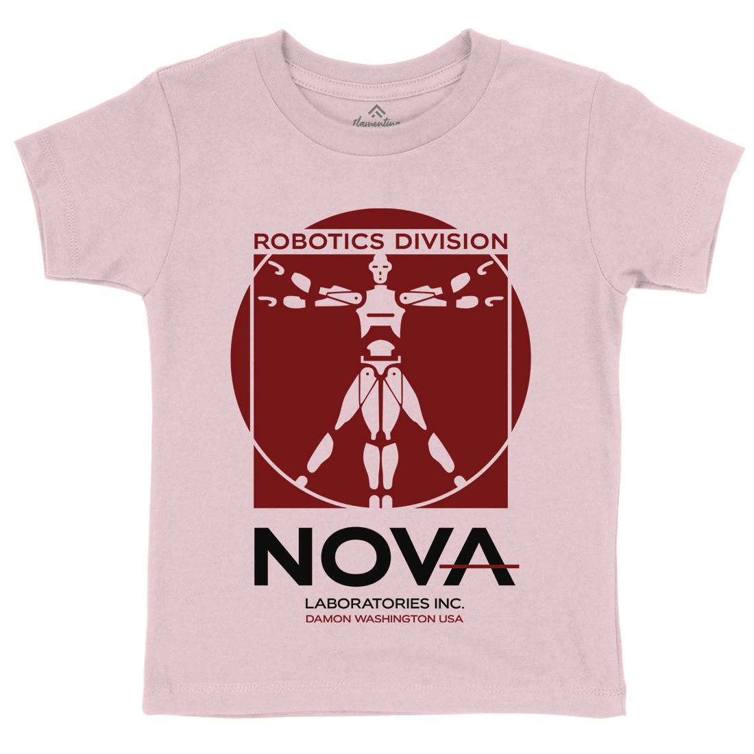 Nova Laboratories Inc Kids Crew Neck T-Shirt Space D131