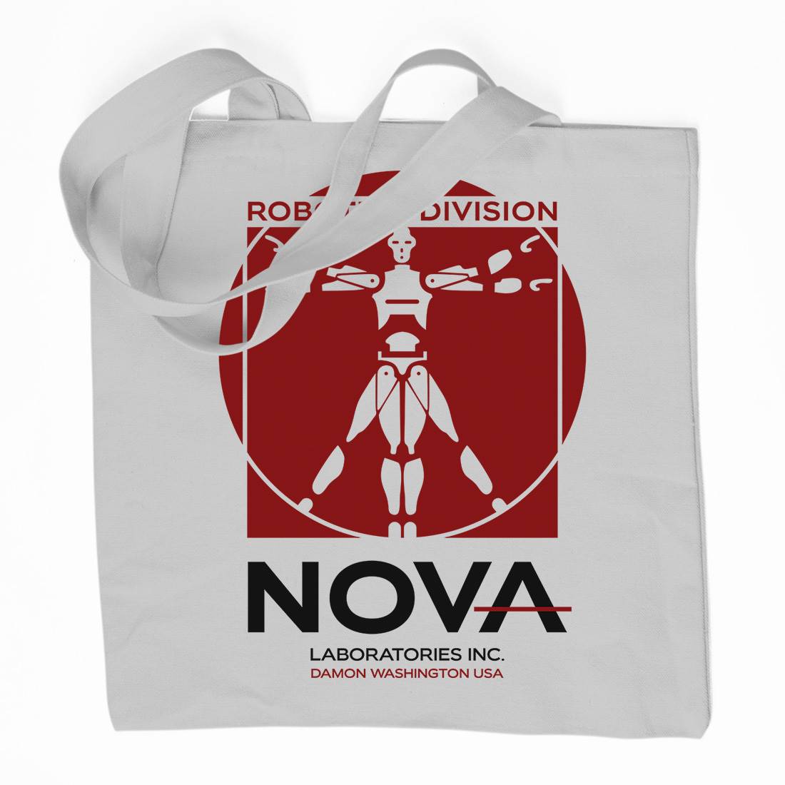 Nova Laboratories Inc Organic Premium Cotton Tote Bag Space D131