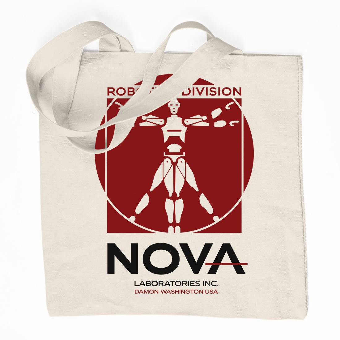 Nova Laboratories Inc Organic Premium Cotton Tote Bag Space D131