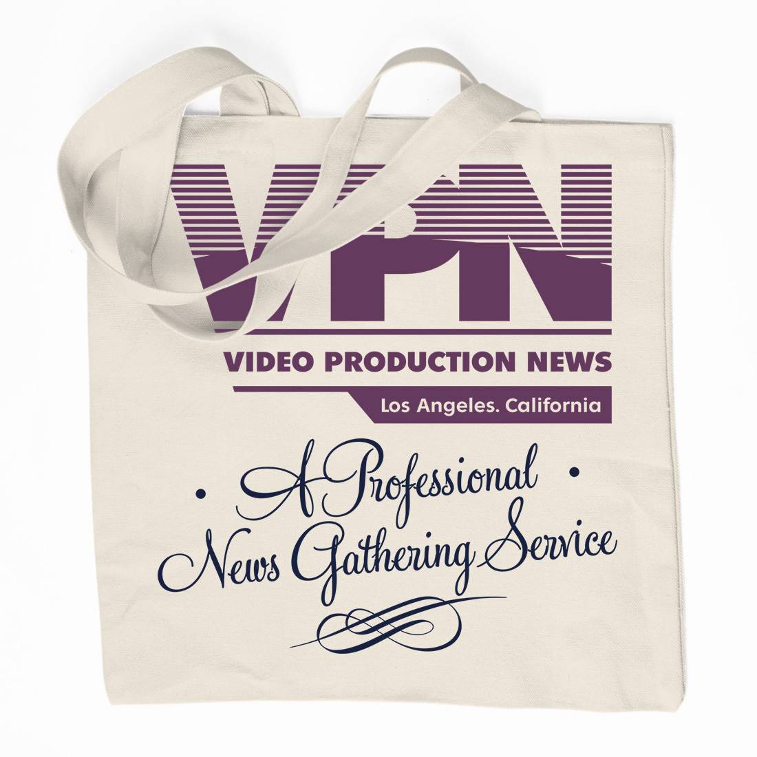 Video Production News Vpn Organic Premium Cotton Tote Bag Horror D132