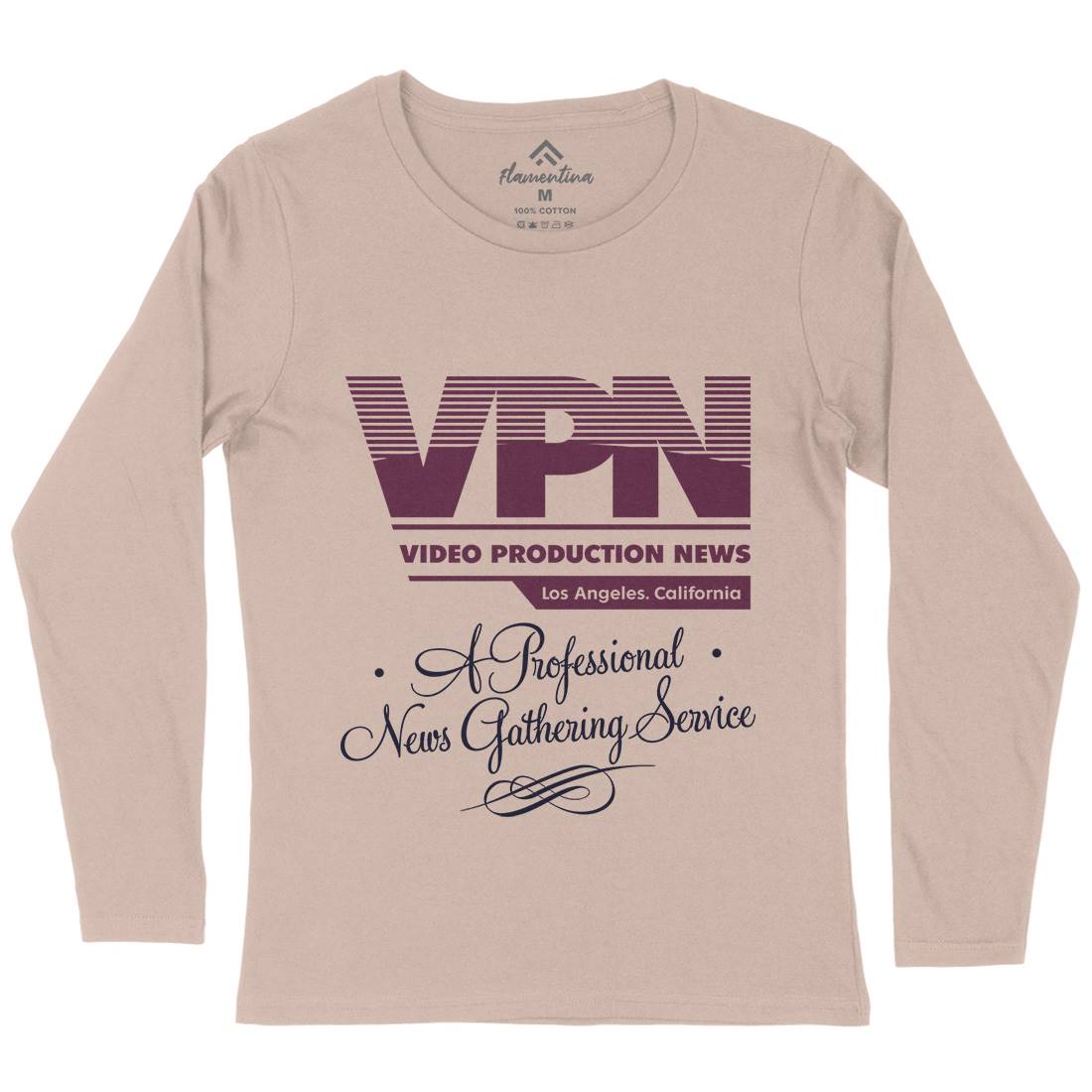 Video Production News Vpn Womens Long Sleeve T-Shirt Horror D132