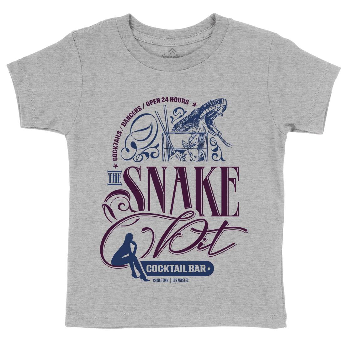 Snake Pit Kids Organic Crew Neck T-Shirt Space D133