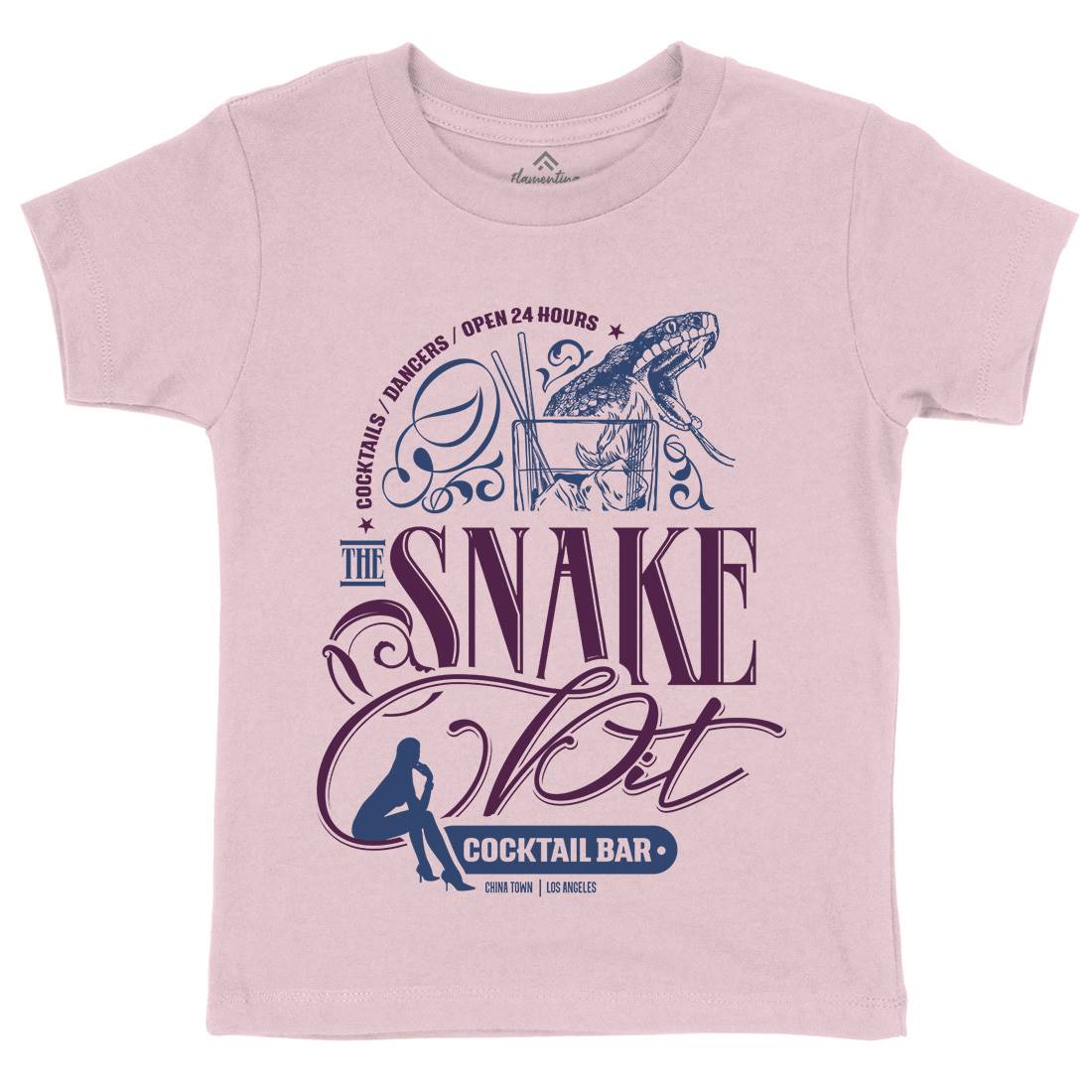 Snake Pit Kids Crew Neck T-Shirt Space D133