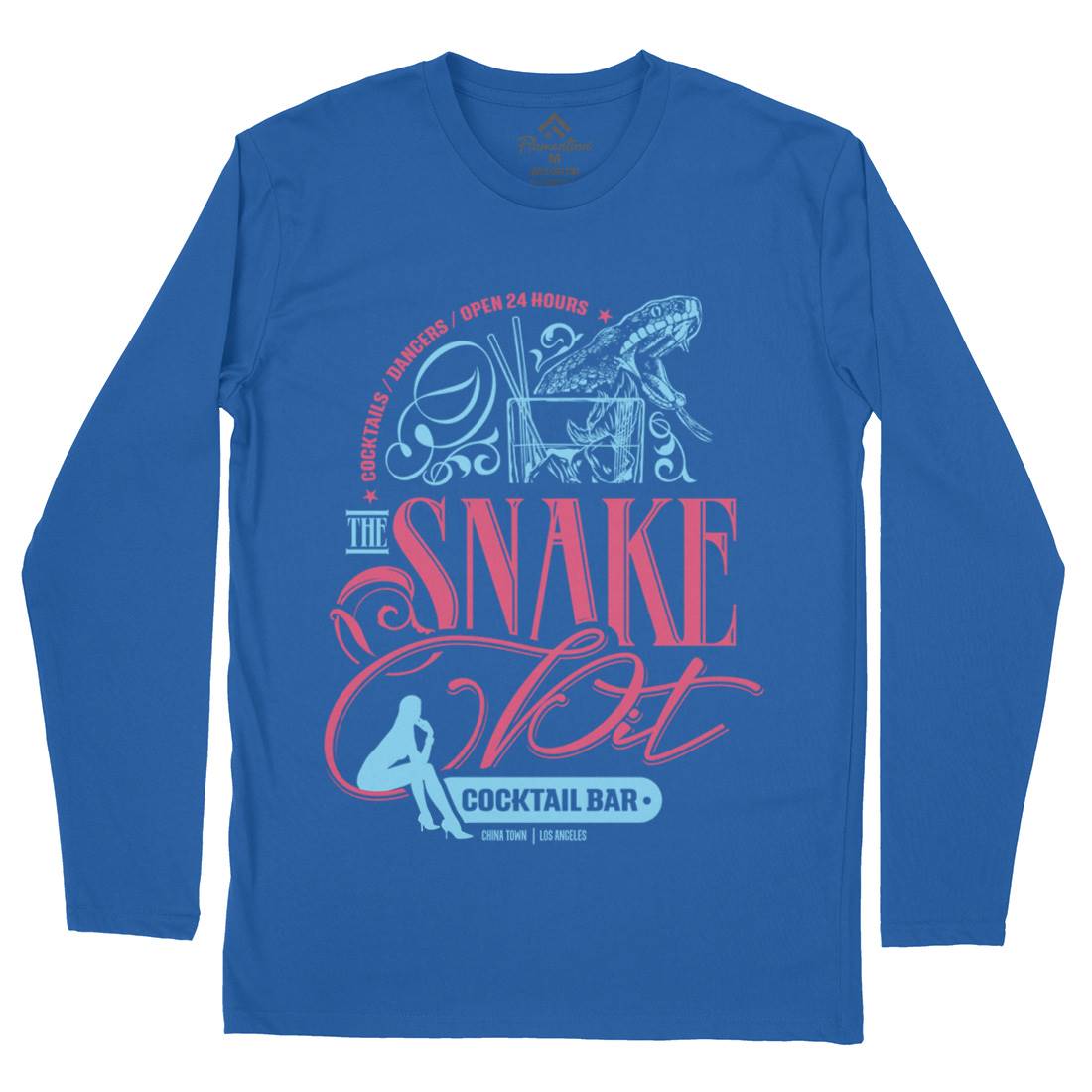 Snake Pit Mens Long Sleeve T-Shirt Space D133