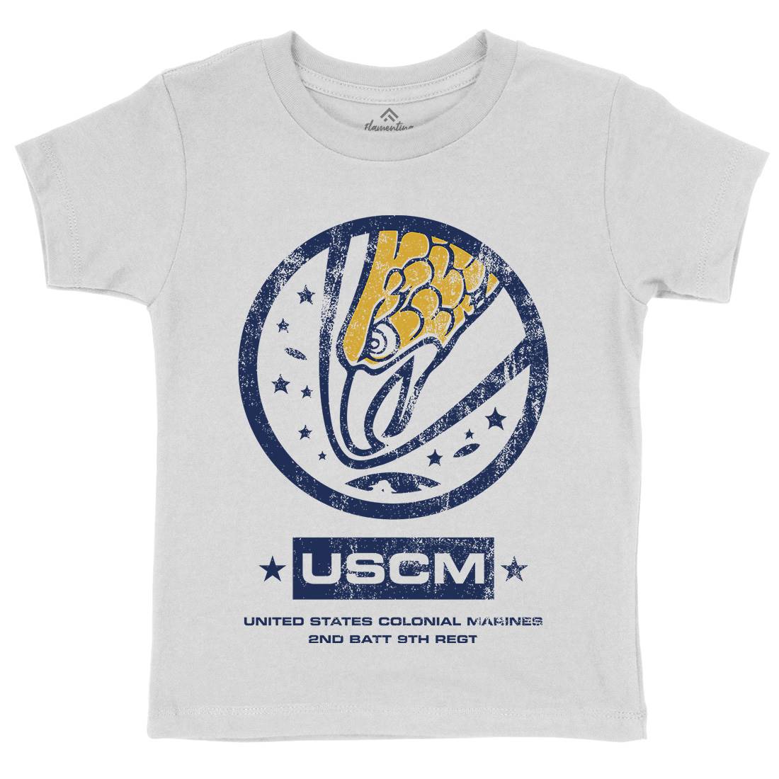 Uscm Kids Crew Neck T-Shirt Space D135