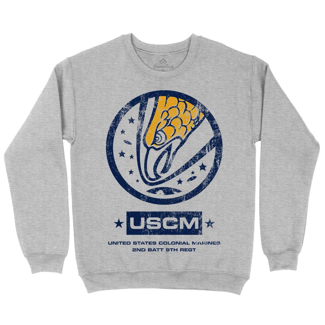 Uscm Mens Crew Neck Sweatshirt Space D135