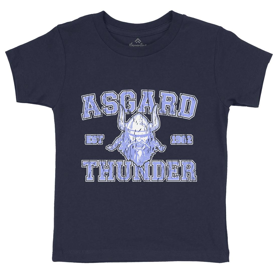 Asgard Thunder Kids Crew Neck T-Shirt Sport D136