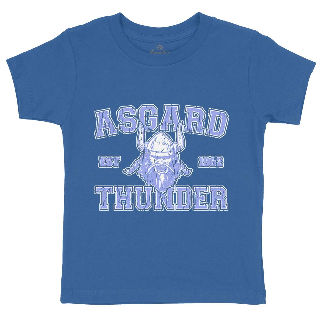 Asgard Thunder Kids Crew Neck T-Shirt Sport D136