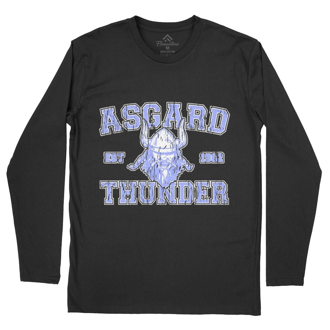 Asgard Thunder Mens Long Sleeve T-Shirt Sport D136