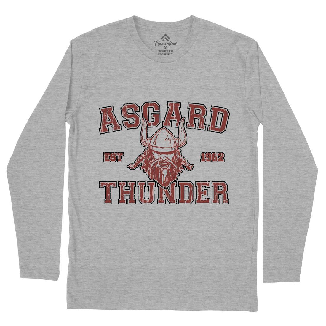 Asgard Thunder Mens Long Sleeve T-Shirt Sport D136