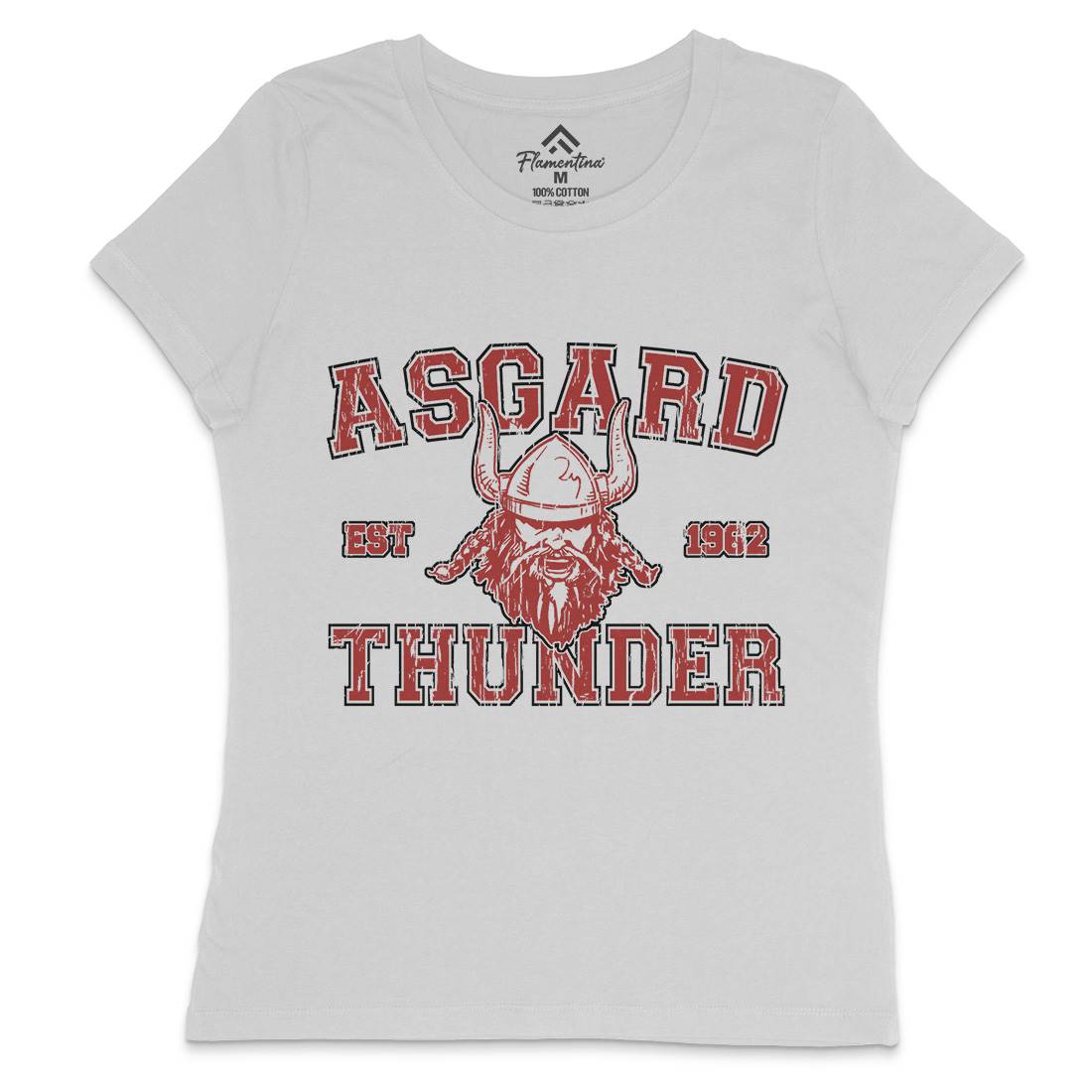 Asgard Thunder Womens Crew Neck T-Shirt Sport D136