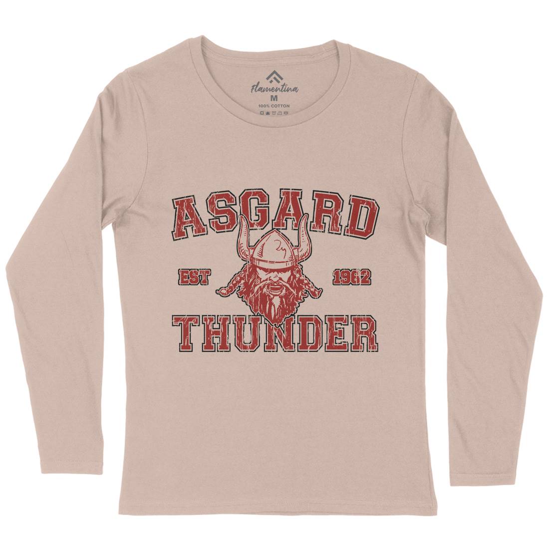 Asgard Thunder Womens Long Sleeve T-Shirt Sport D136