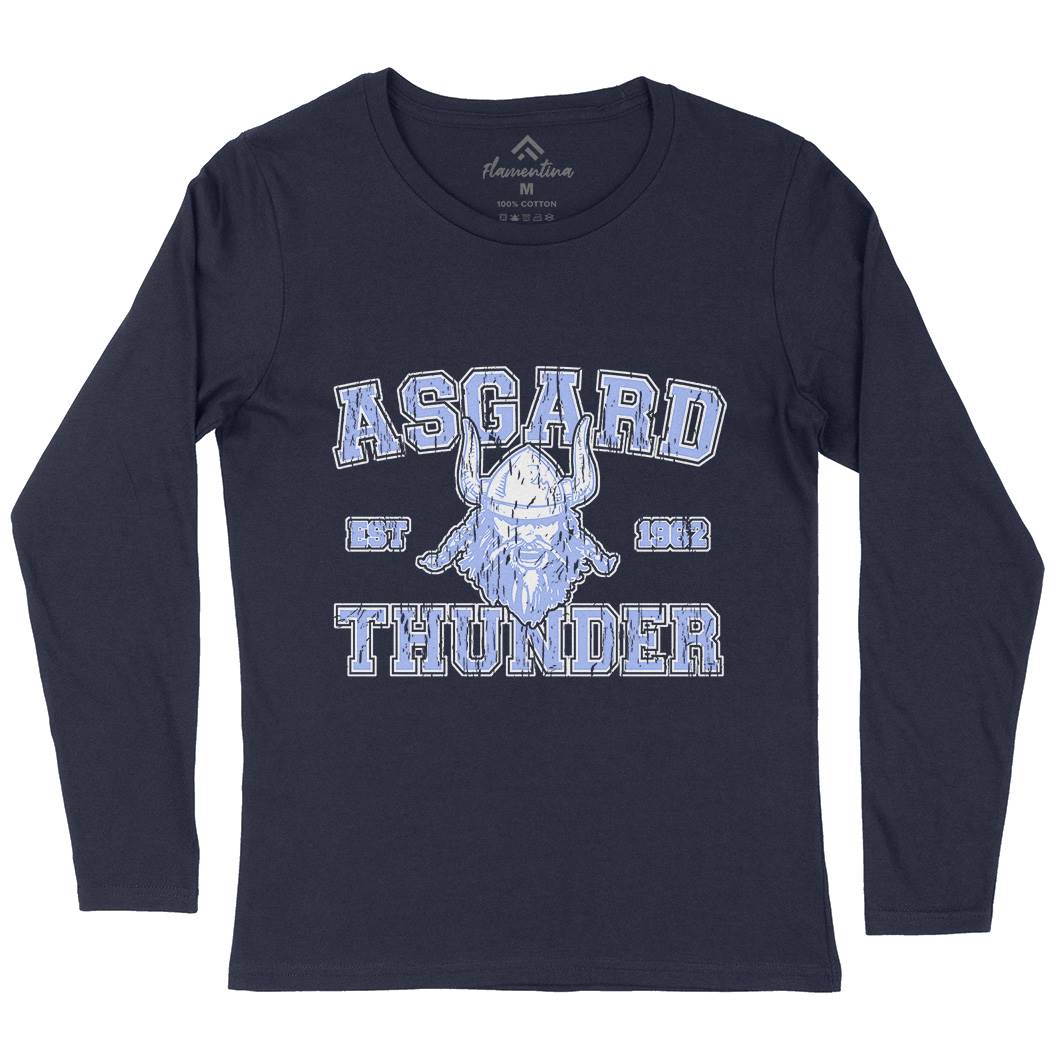 Asgard Thunder Womens Long Sleeve T-Shirt Sport D136