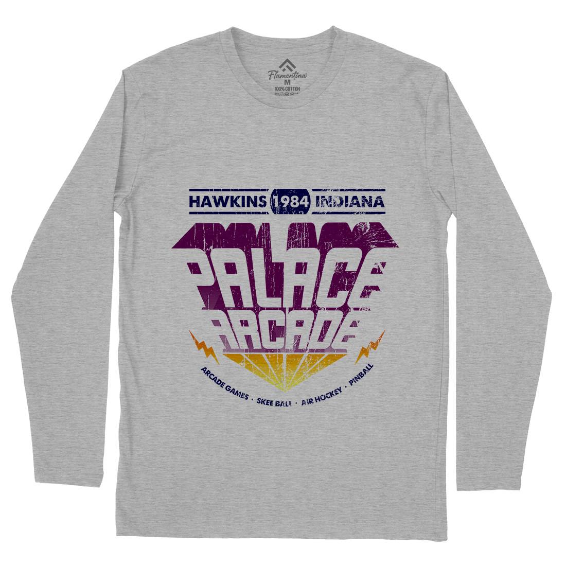 Palace Arcade Mens Long Sleeve T-Shirt Horror D138