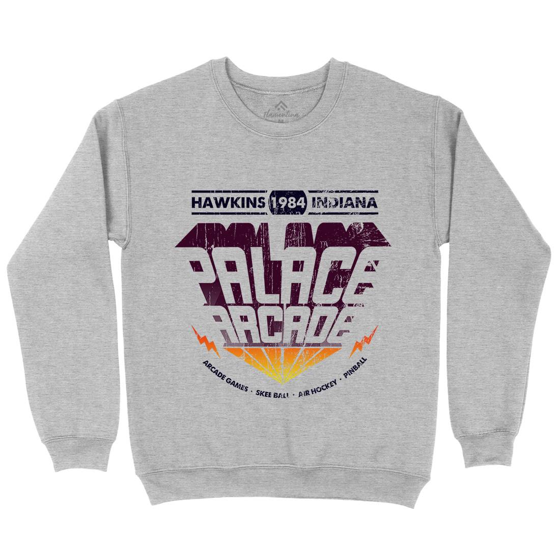 Palace Arcade Mens Crew Neck Sweatshirt Horror D138