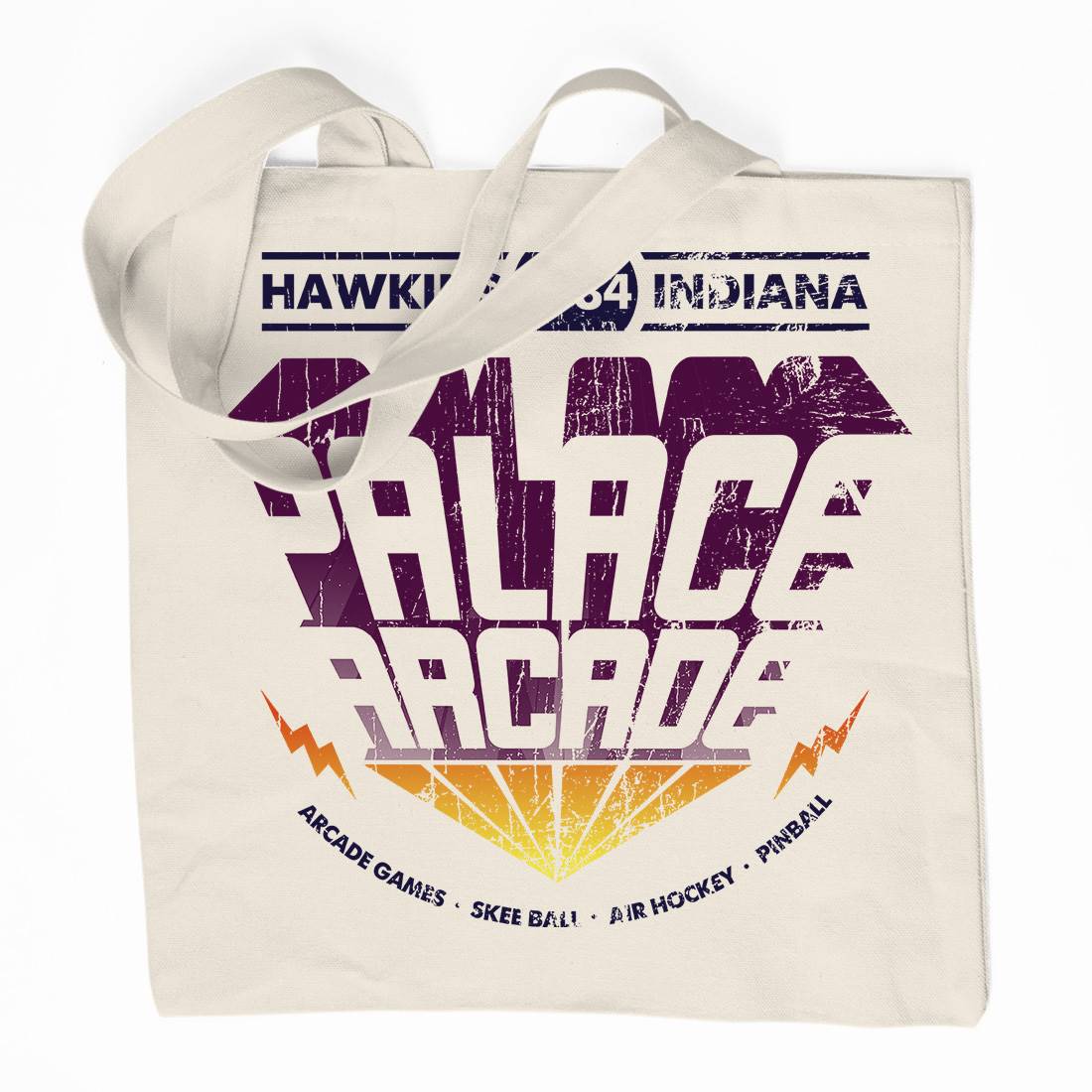 Palace Arcade Organic Premium Cotton Tote Bag Horror D138