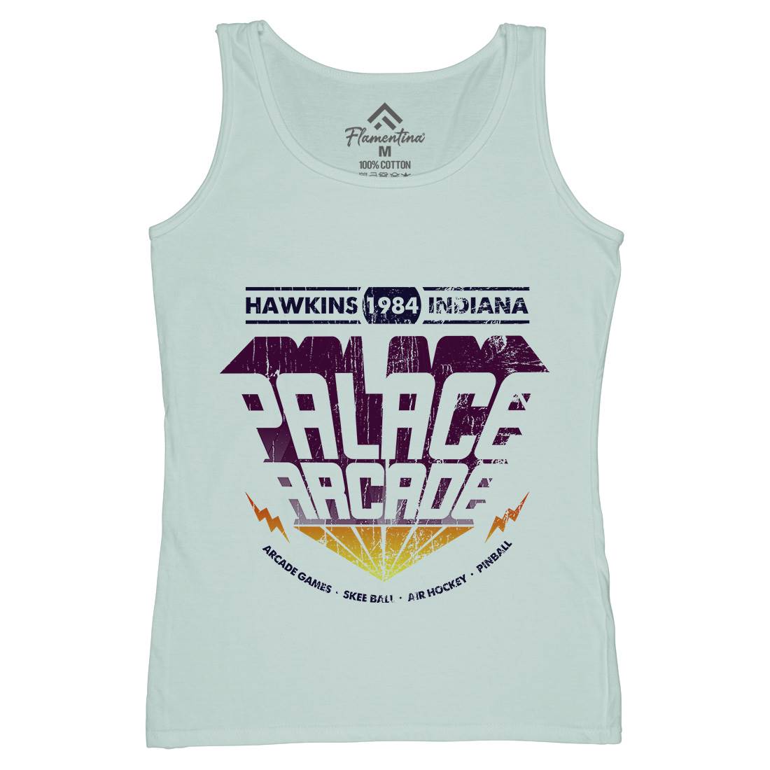 Palace Arcade Womens Organic Tank Top Vest Horror D138