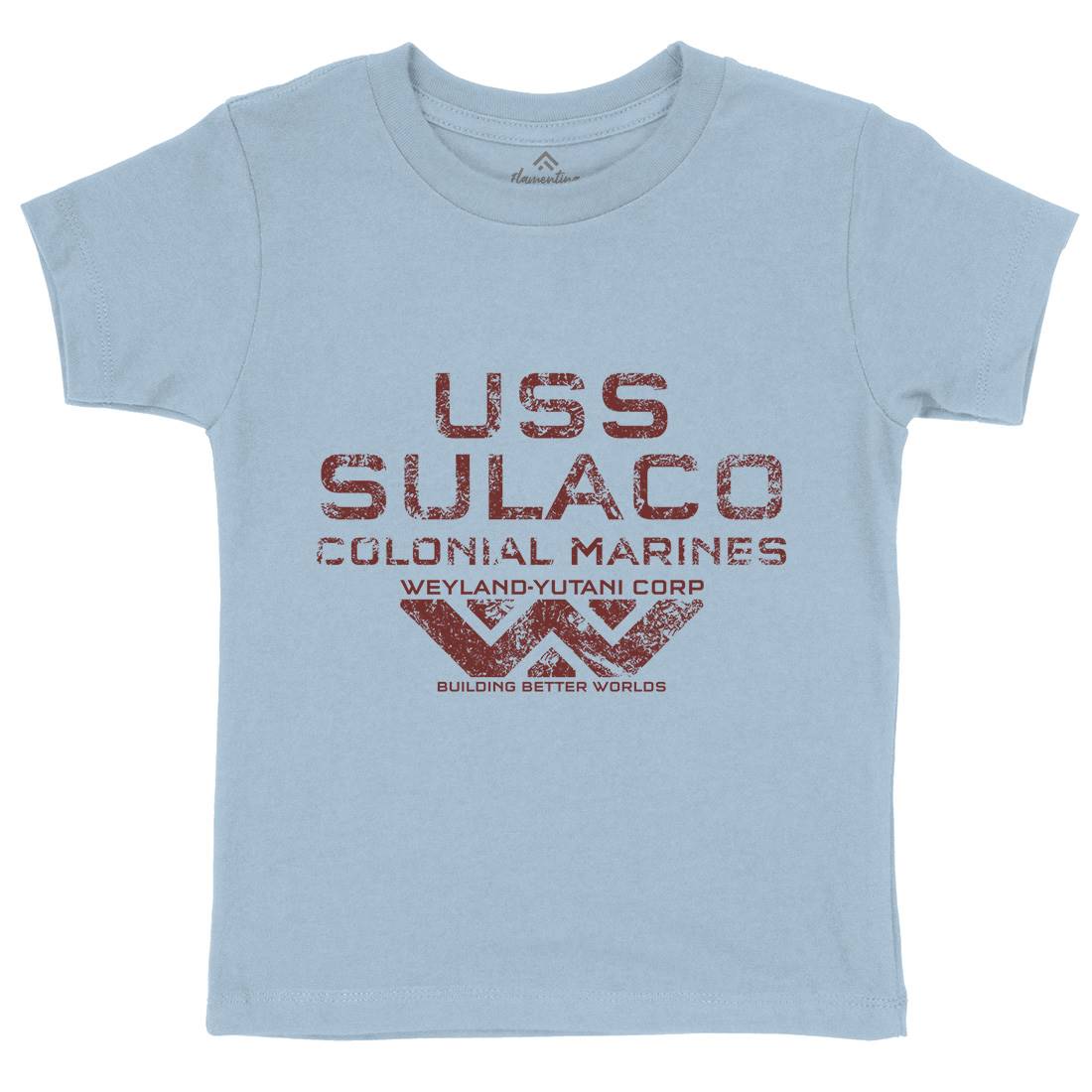 Uss Sulaco Kids Organic Crew Neck T-Shirt Space D139