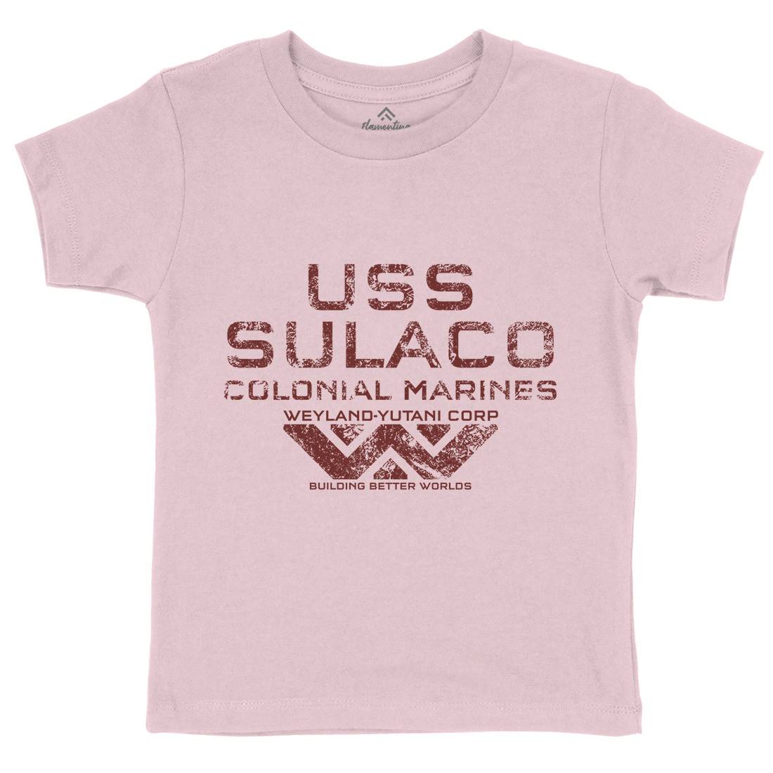 Uss Sulaco Kids Crew Neck T-Shirt Space D139