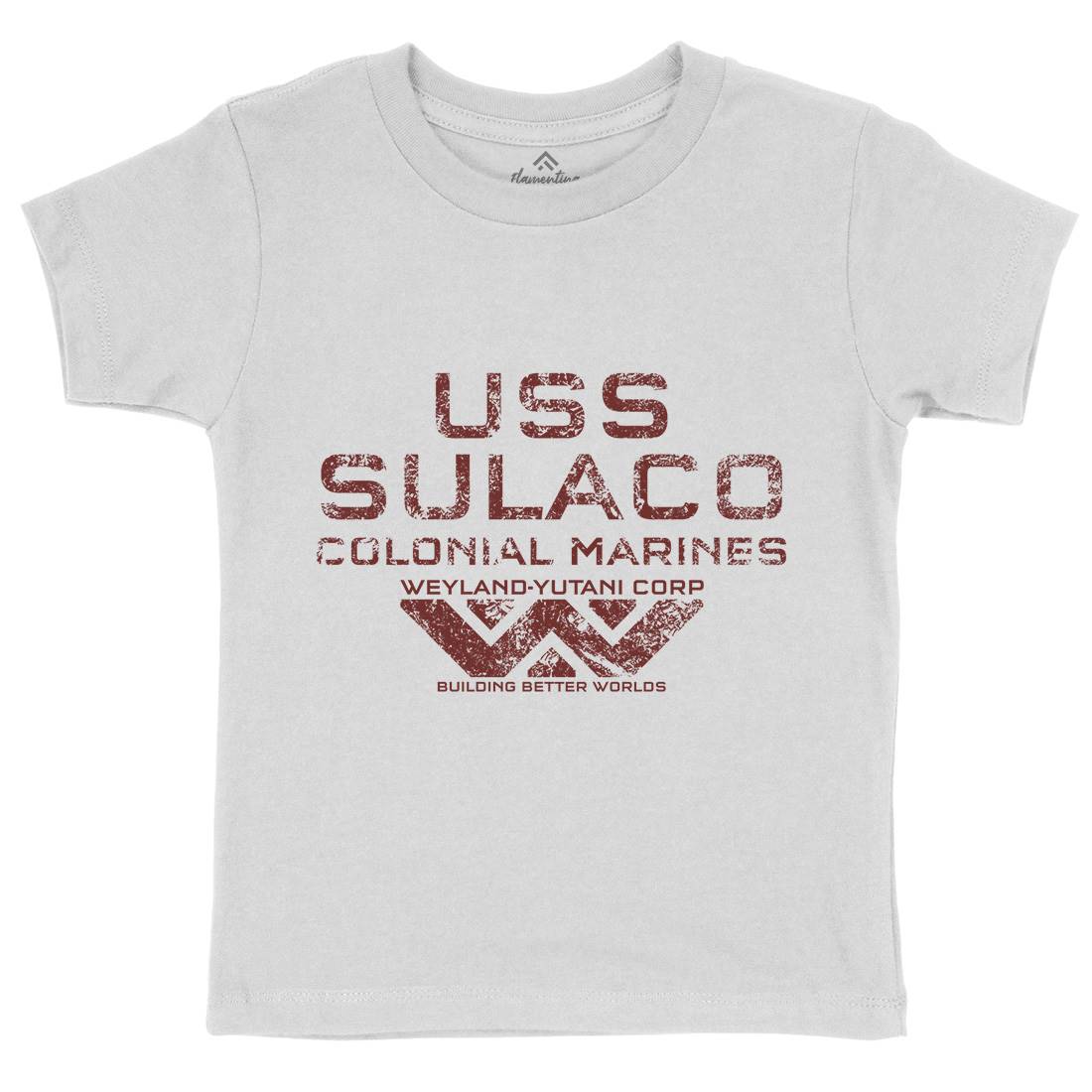 Uss Sulaco Kids Crew Neck T-Shirt Space D139