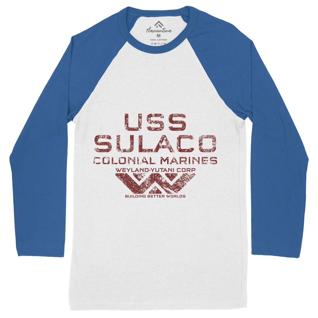 Uss Sulaco Mens Long Sleeve Baseball T-Shirt Space D139