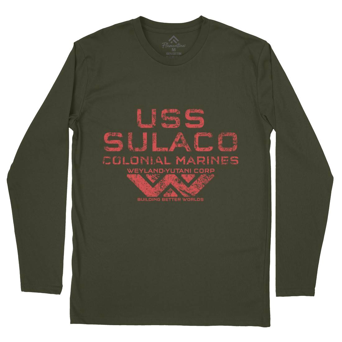 Uss Sulaco Mens Long Sleeve T-Shirt Space D139