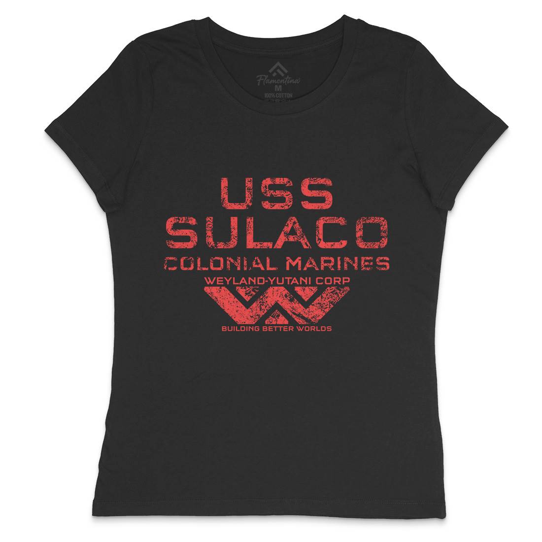 Uss Sulaco Womens Crew Neck T-Shirt Space D139