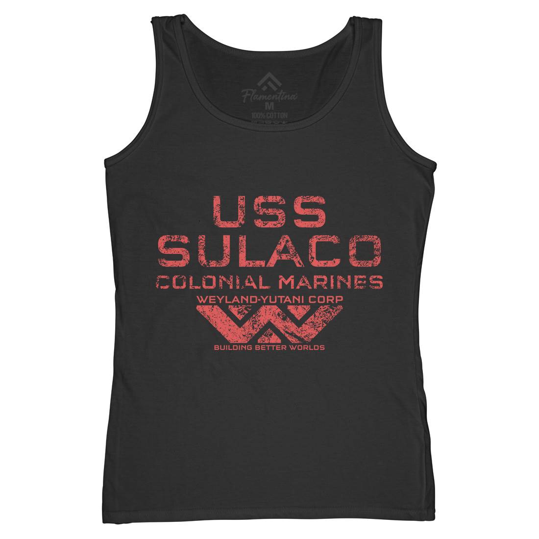 Uss Sulaco Womens Organic Tank Top Vest Space D139