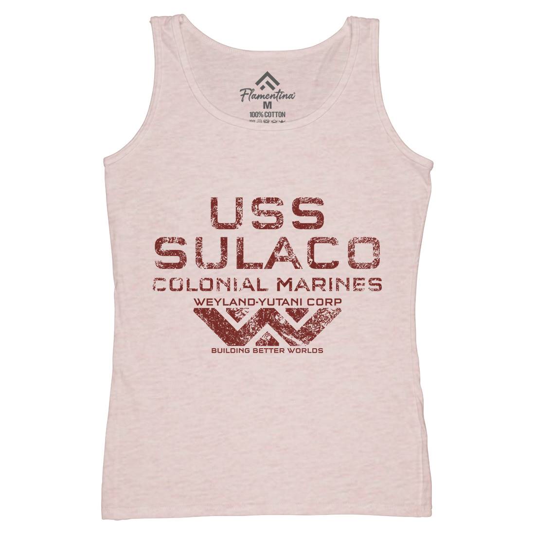 Uss Sulaco Womens Organic Tank Top Vest Space D139