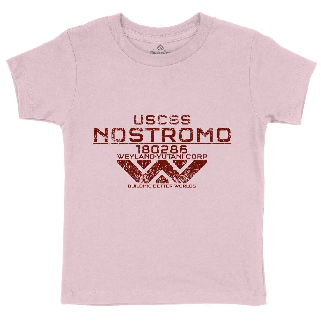Uscss Nostromo Kids Crew Neck T-Shirt Space D140