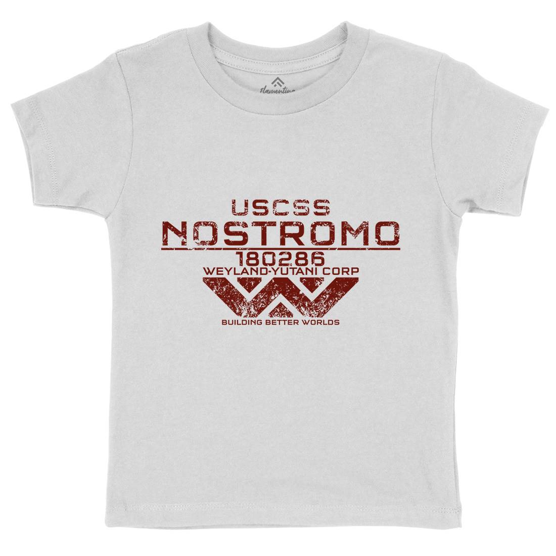 Uscss Nostromo Kids Organic Crew Neck T-Shirt Space D140
