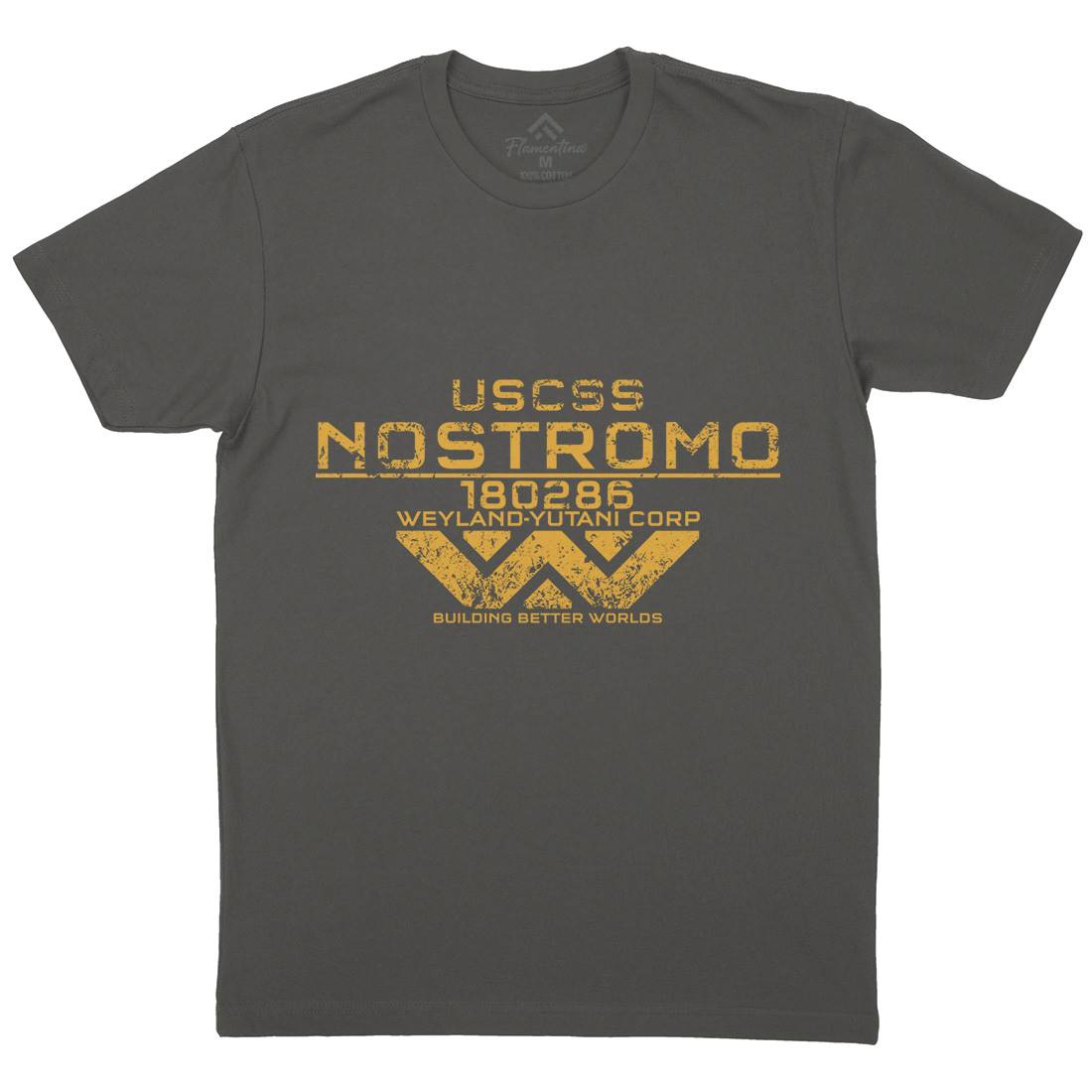 Uscss Nostromo Mens Crew Neck T-Shirt Space D140