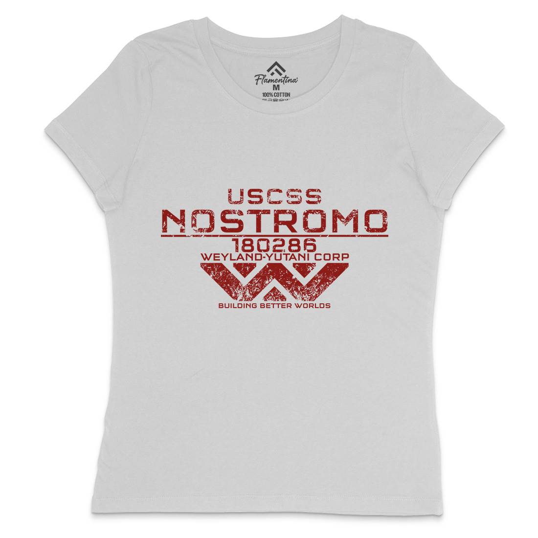 Uscss Nostromo Womens Crew Neck T-Shirt Space D140
