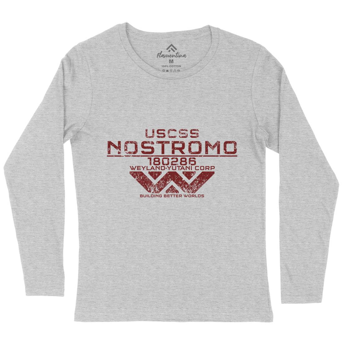 Uscss Nostromo Womens Long Sleeve T-Shirt Space D140