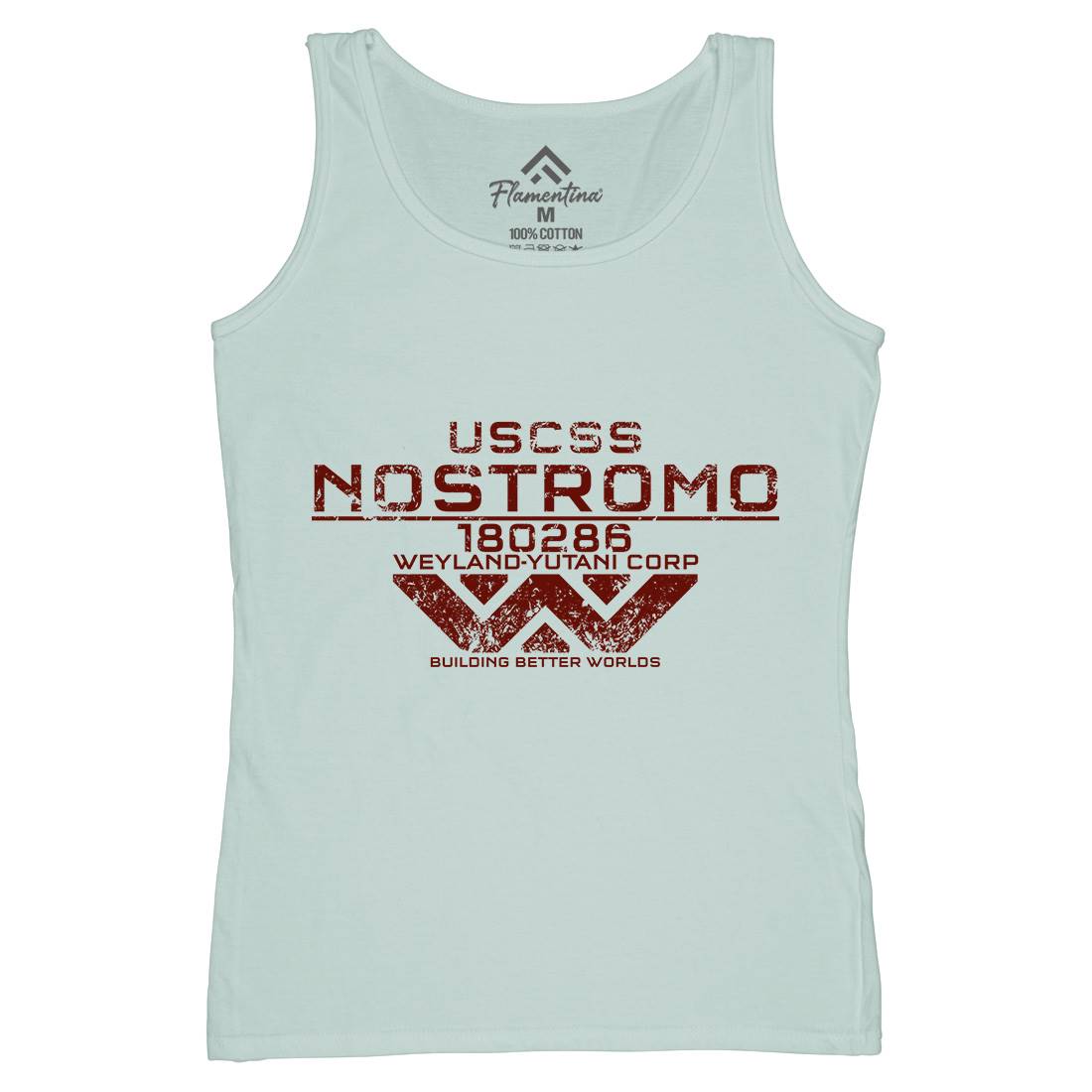 Uscss Nostromo Womens Organic Tank Top Vest Space D140