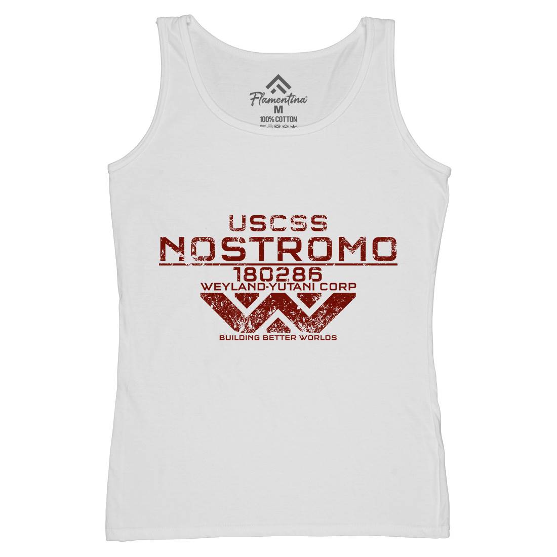Uscss Nostromo Womens Organic Tank Top Vest Space D140
