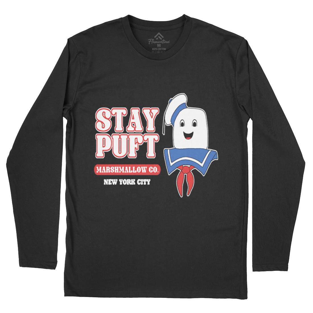 Stay Puft Co Mens Long Sleeve T-Shirt Space D141