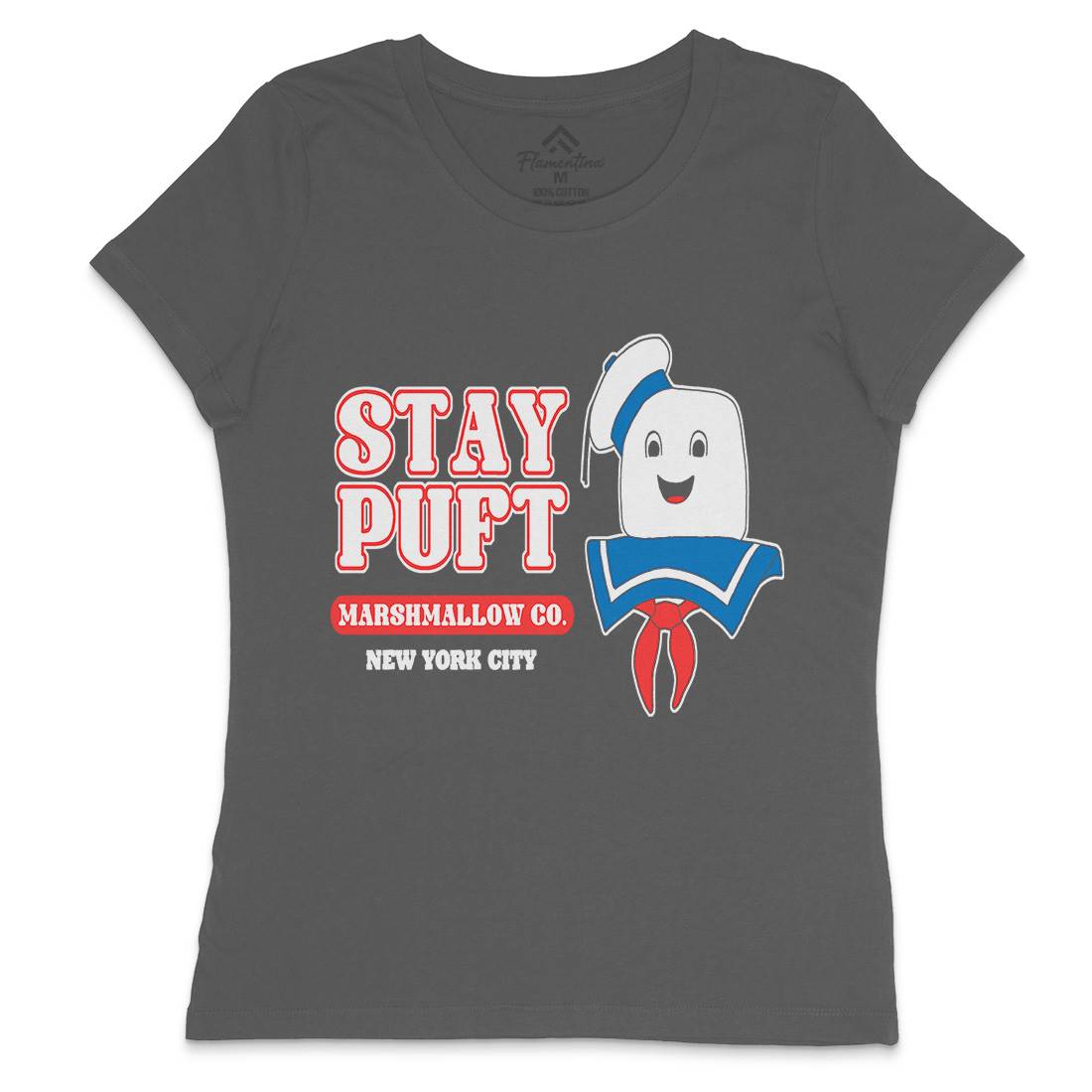 Stay Puft Co Womens Crew Neck T-Shirt Space D141