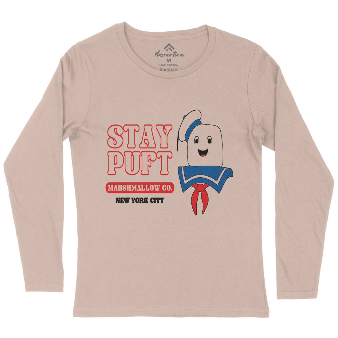 Stay Puft Co Womens Long Sleeve T-Shirt Space D141
