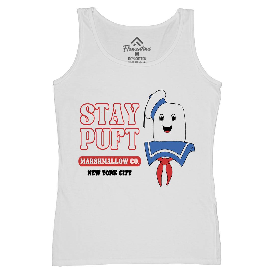 Stay Puft Co Womens Organic Tank Top Vest Space D141