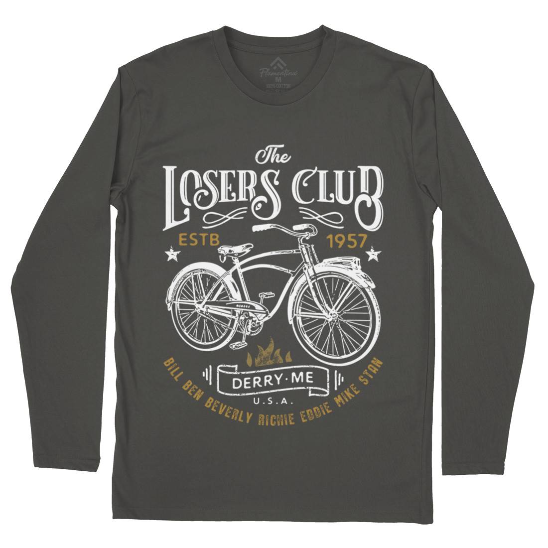Losers Club Mens Long Sleeve T-Shirt Horror D143