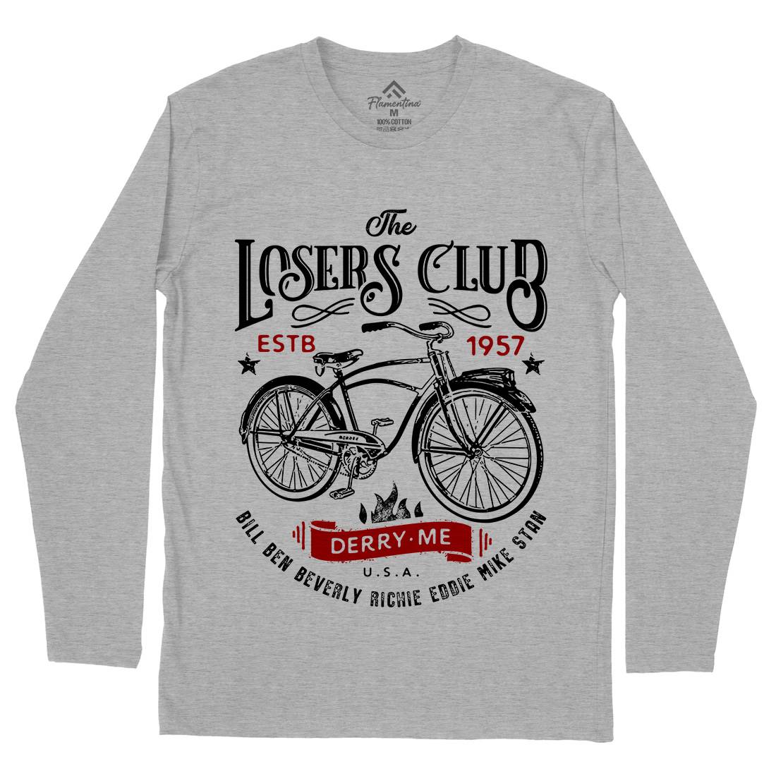 Losers Club Mens Long Sleeve T-Shirt Horror D143