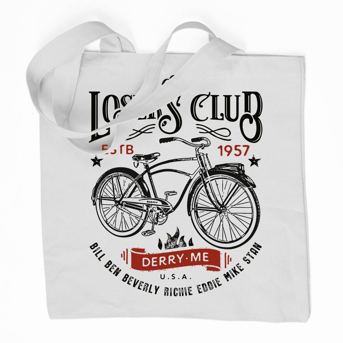 Losers Club Organic Premium Cotton Tote Bag Horror D143