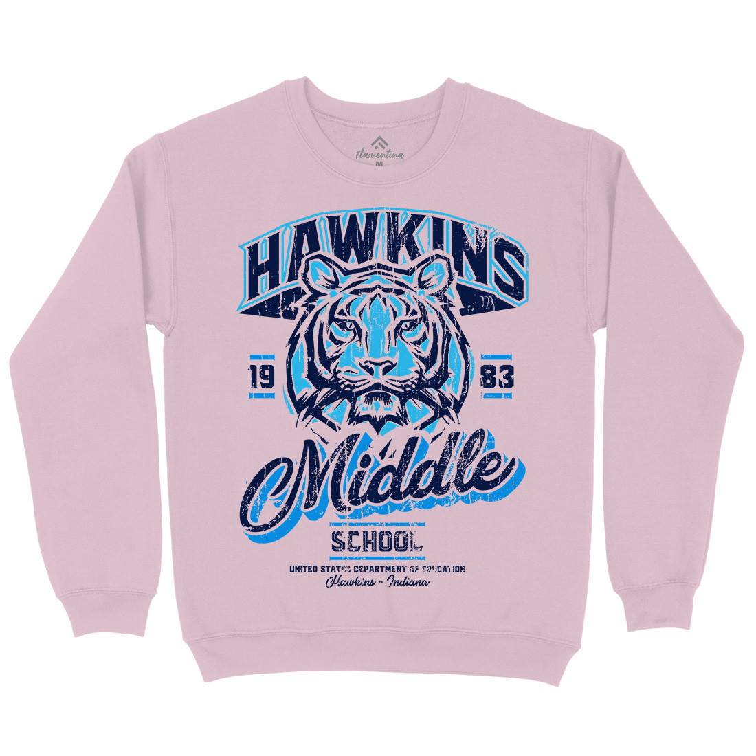 Hawkins School Kids Crew Neck Sweatshirt Horror D144