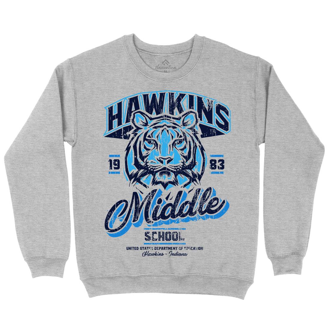 Hawkins School Kids Crew Neck Sweatshirt Horror D144