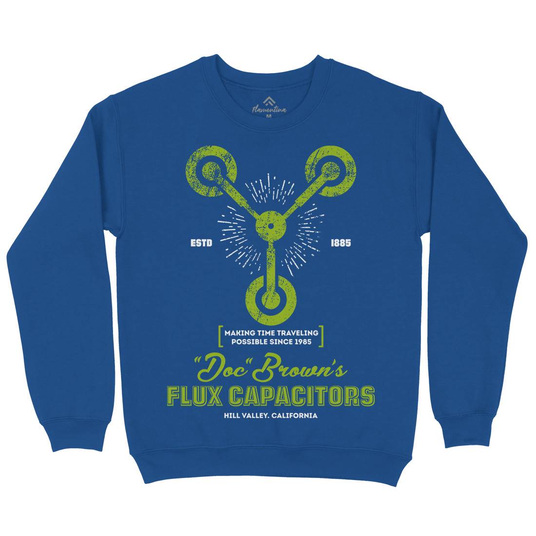 Flux Capacitor Kids Crew Neck Sweatshirt Space D145