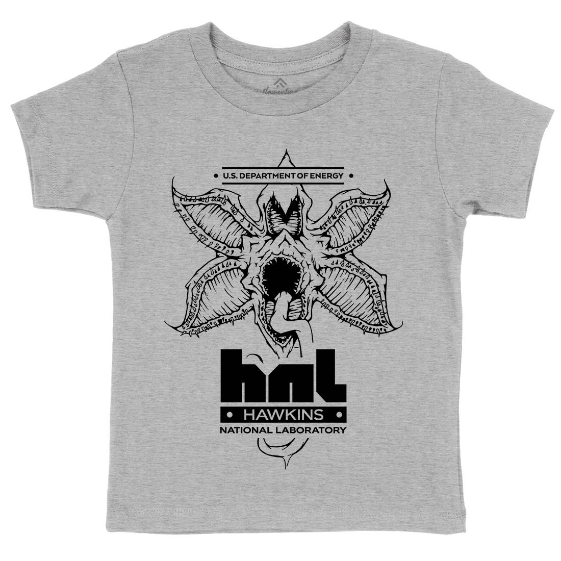Hawkins National Lab Kids Crew Neck T-Shirt Horror D146