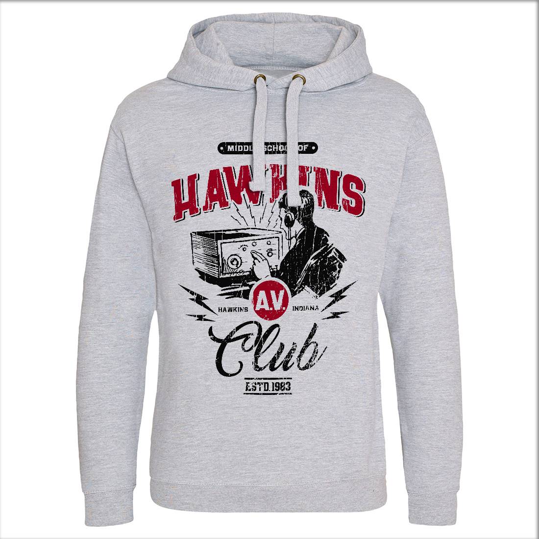Hawkins Av Club Mens Hoodie Without Pocket Horror D147